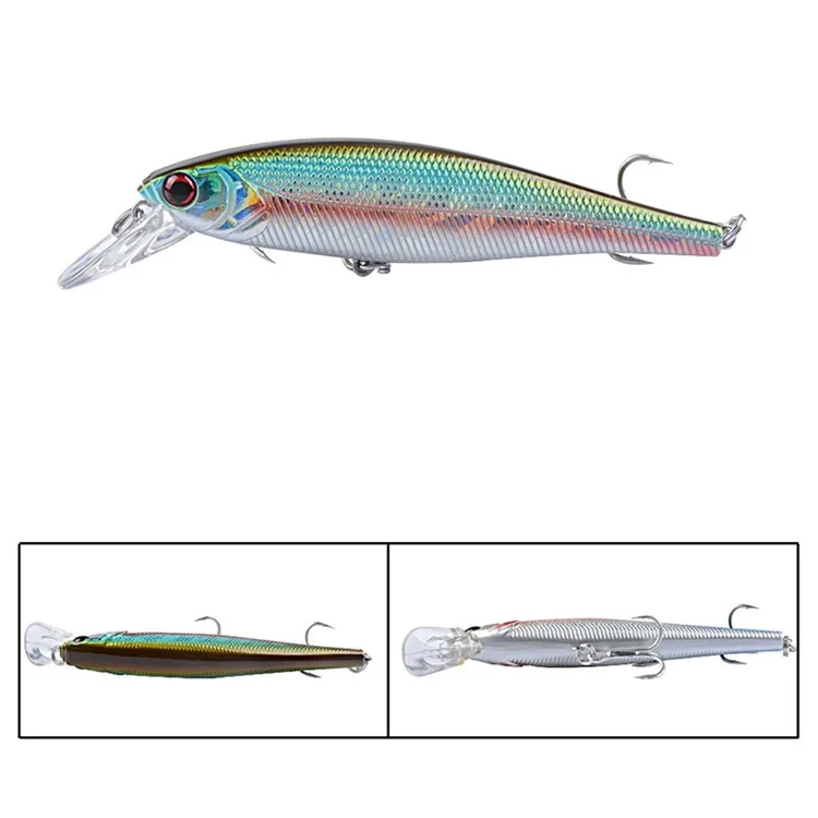 Leurre flottant G51D de 11,5 cm et 14 g pour la pêche en eau douce et en eau salée - Style 4