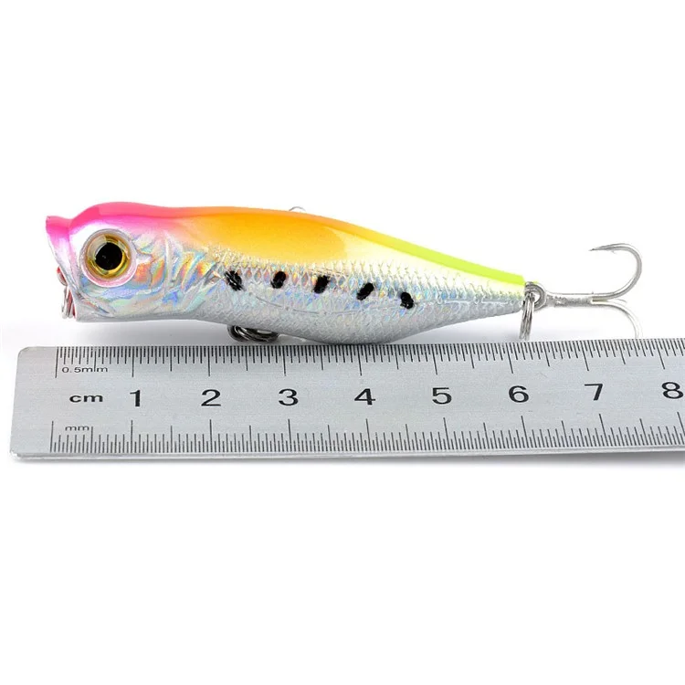 N52D 6.6cm 8.5g Hard Bait Plastic Lifelike Fishing Popper Lure Built-In Steel Balls - Style 8