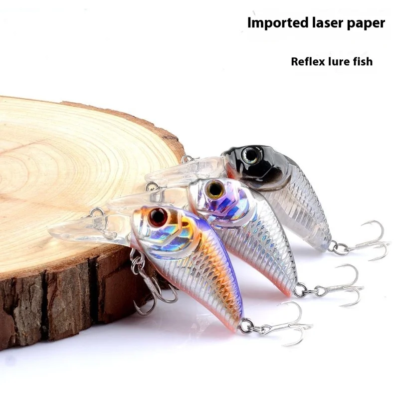 G12D 6 cm 7 g Plastikowa Przynęta Sztuczna z 3D Oczami, Refleksyjna Przynęta Minnow z Hakiem – Styl 7