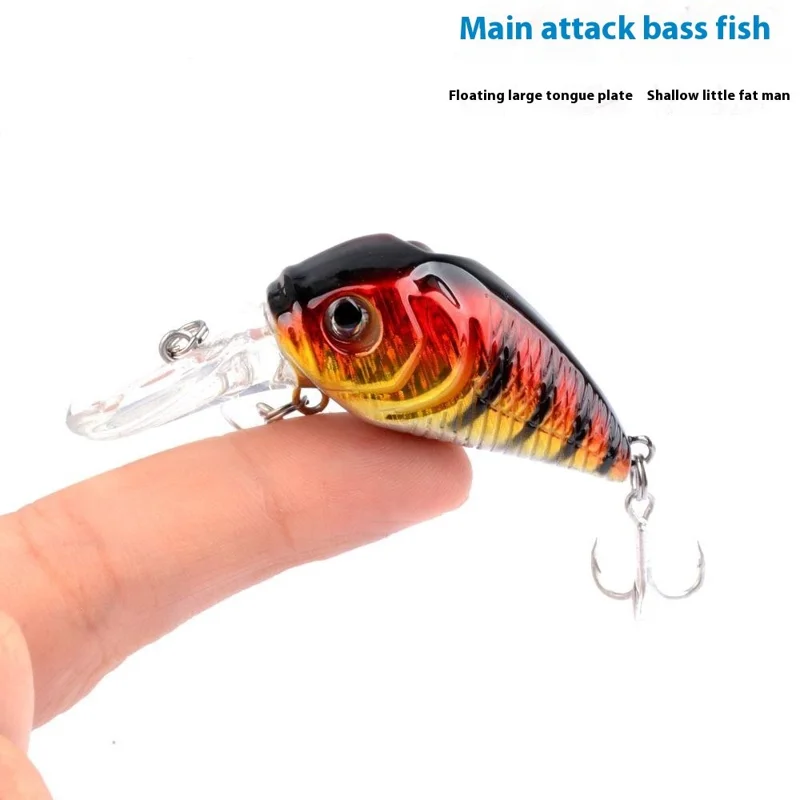 G12D 6 cm 7 g Plastikowa Przynęta Sztuczna z 3D Oczami, Refleksyjna Przynęta Minnow z Hakiem – Styl 7