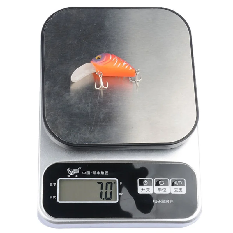 G12D 6 cm 7 g Plastikowa Przynęta Sztuczna z 3D Oczami, Refleksyjna Przynęta Minnow z Hakiem – Styl 7