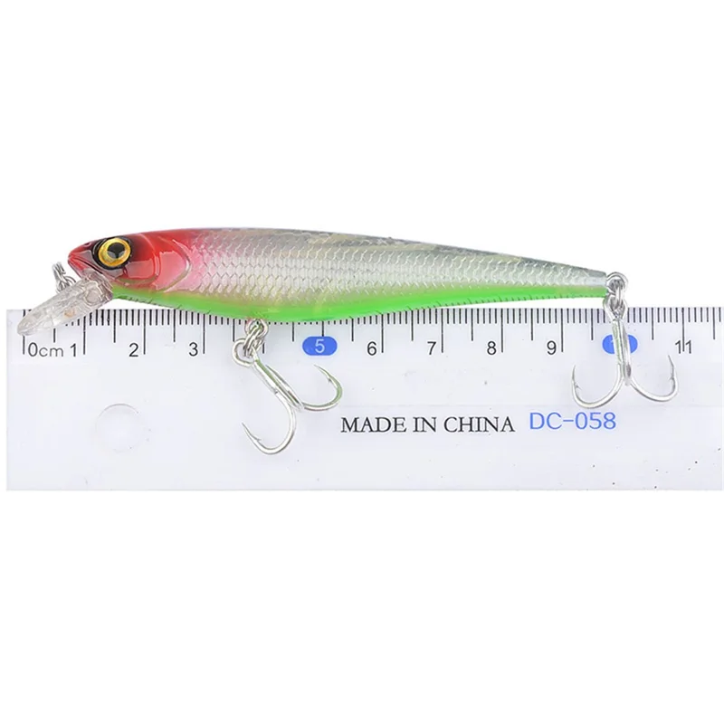 N03F 10.2cm 9g Long Casting Plastic Fishing Lure Lifelike 3D Eyes Floating Minnow Bait - Style 3