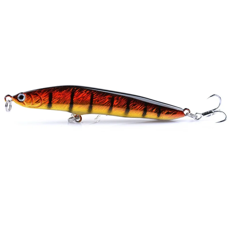 CH92 14g 9.5cm Bass Fishing Pencil Lure 3D Eyes Simulated Long Casting Hard Plastic Bait - Style 1
