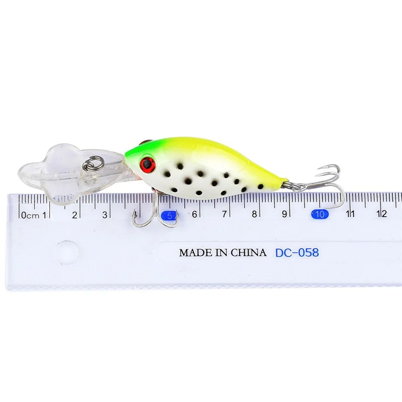 N07F 9cm 9g Petal Tongue Plate Artificial Lure Plastic Floating Fishing Bait with Hook - Style 2