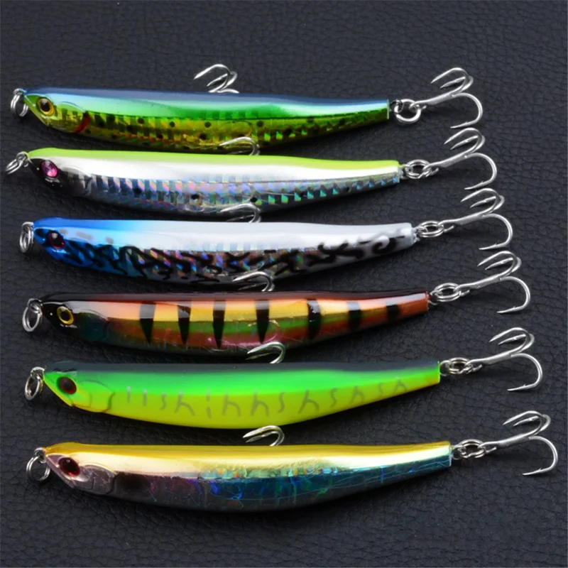 CH01 9cm 8g Sinking Pencil Lure Long Casting Hard Plastic Bionic Bait with Hook - Style 6