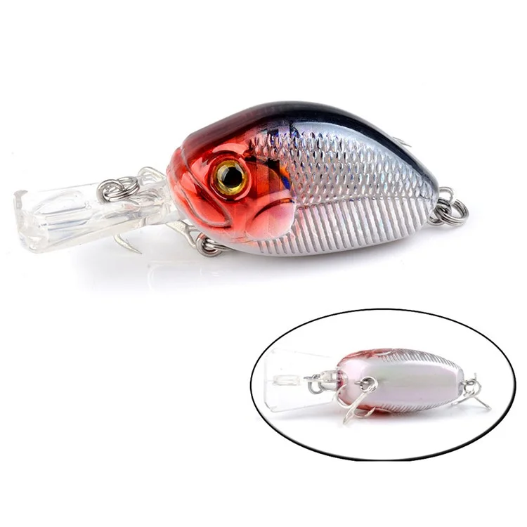 G39D 5.8cm 7g Simulated 3D Eyes Floating Lure Plastic Bait with Hook Fishing Tackle - Style 1
