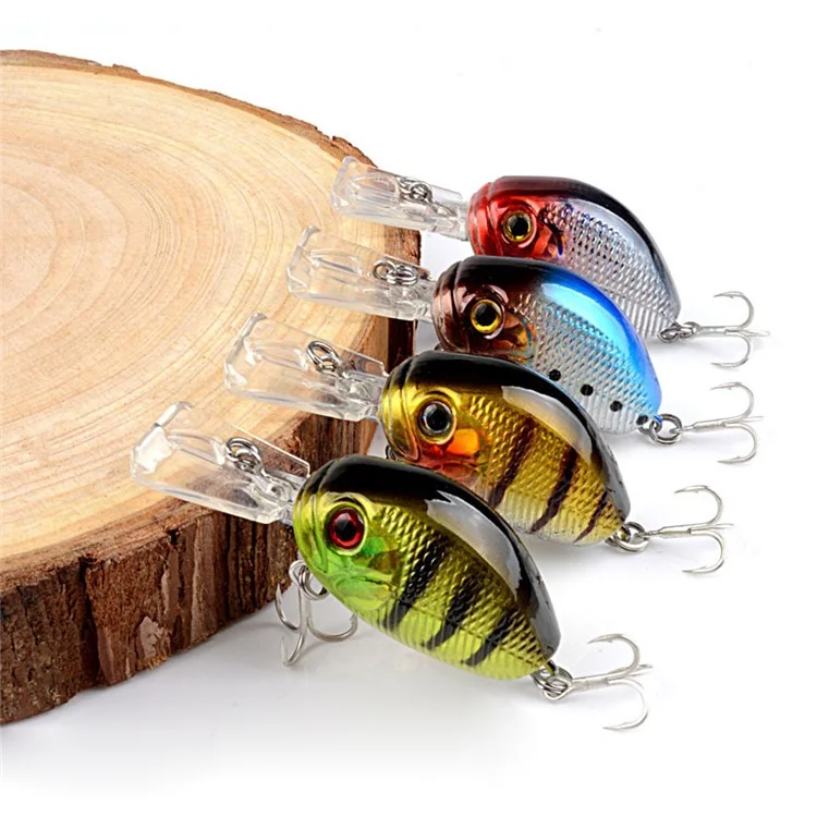 G39D 5.8cm 7g Simulated 3D Eyes Floating Lure Plastic Bait with Hook Fishing Tackle - Style 1