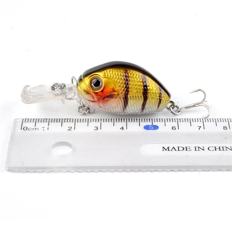 G39D 5.8cm 7g Simulated 3D Eyes Floating Lure Plastic Bait with Hook Fishing Tackle - Style 1