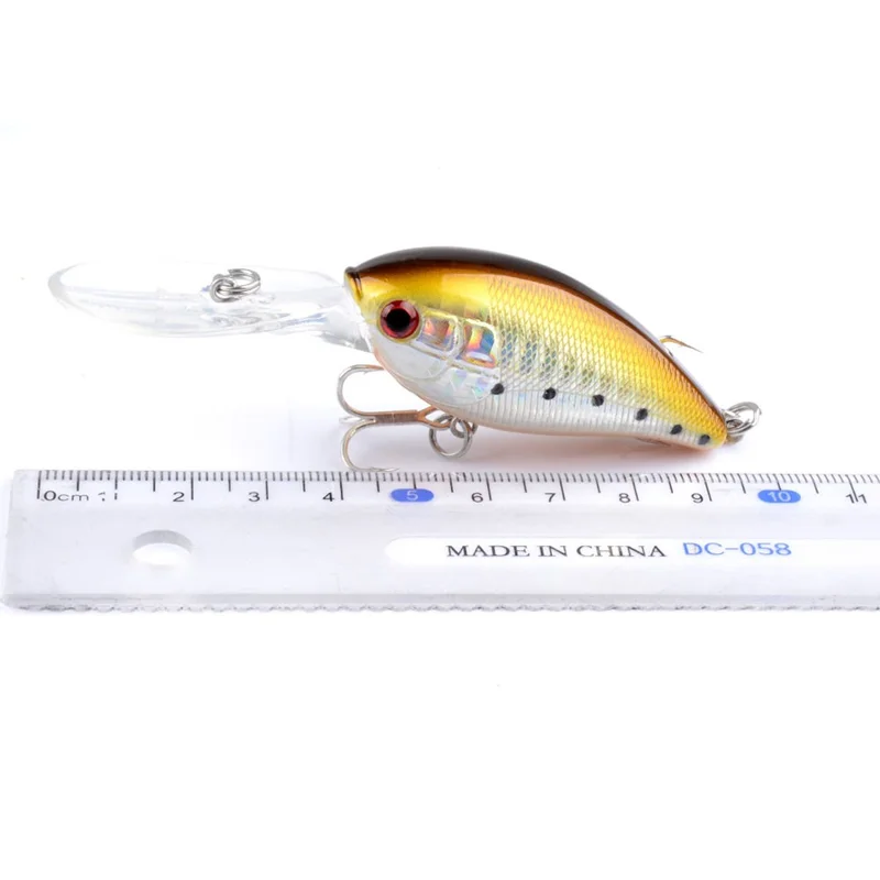 G32D Simulated Crankbait Lure 12.5g 10cm Hard Bait Floating Artificial Fishing Bait with Hook - Style 1
