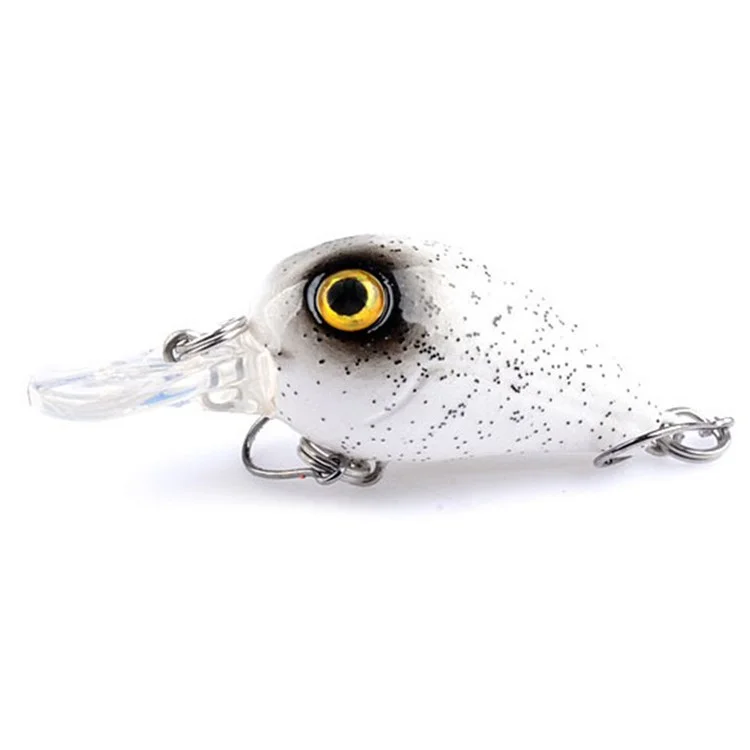 G38F Mini Crankbait 4,5 cm 2,5 g schwimmender Köder aus Laser-Kunststoff mit Haken - Stil 1