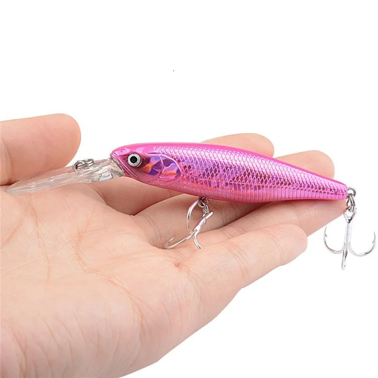 G35D Floating Fishing Lure 11.2cm 10.5g Minnow Bait Long Casting Hard Plastic Artificial Lure with Hook - Style 1