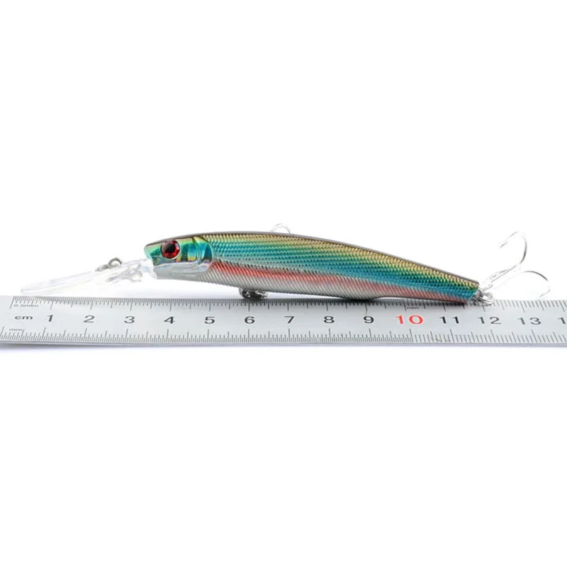 Esca da pesca con lingua lunga G17D, 12 cm, 11 g, esca dura galleggiante per lanci lunghi - Stile 1
