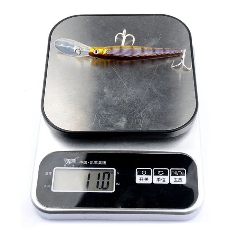 Esca da pesca con lingua lunga G17D, 12 cm, 11 g, esca dura galleggiante per lanci lunghi - Stile 1