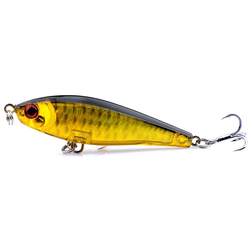 CH91 Leurre crayon coulant de 7 cm et 7,8 g pour la pêche à la truite et au bar, avec un long jet. Leurre artificiel avec laser - Style 1