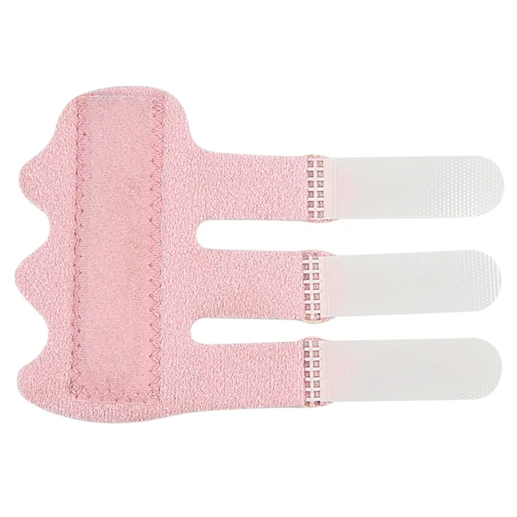 015 Finger Splint Adjustable Trigger Sprain Finger Fixation Brace Pain Relief Corrector Support - Pink