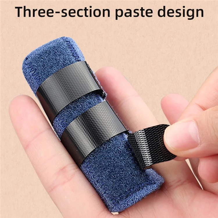 015 Finger Splint Adjustable Trigger Sprain Finger Fixation Brace Pain Relief Corrector Support - Pink