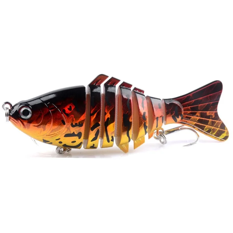 PL38 9.5cm 15g Fishing Lure 7-Section Jointed Swimbait Hard Bait Crankbait with Hook - Style 1