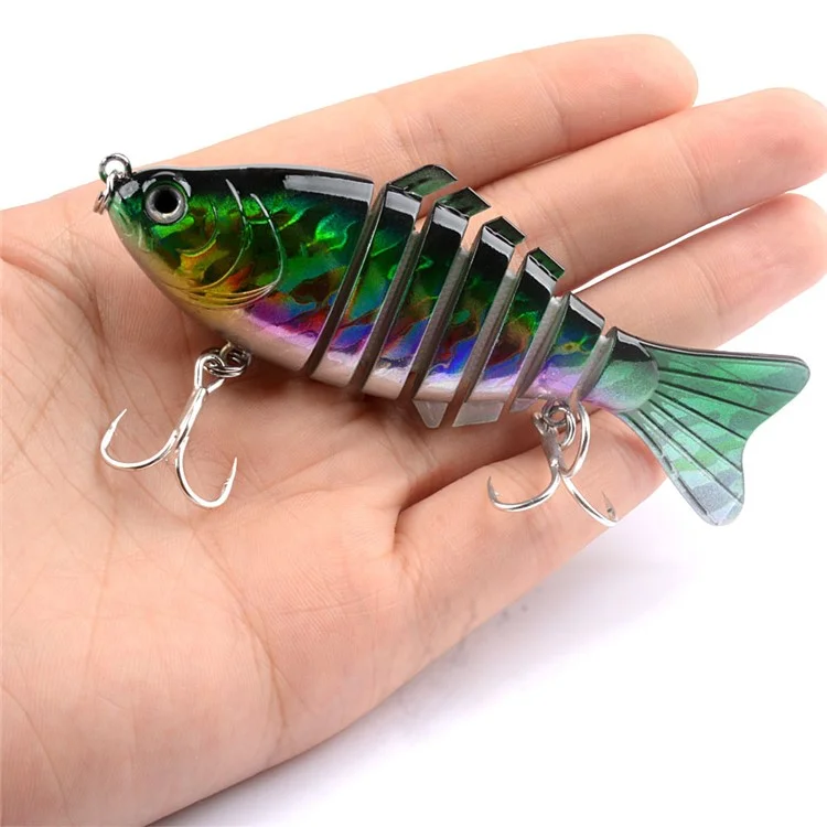 PL38 9.5cm 15g Fishing Lure 7-Section Jointed Swimbait Hard Bait Crankbait with Hook - Style 1