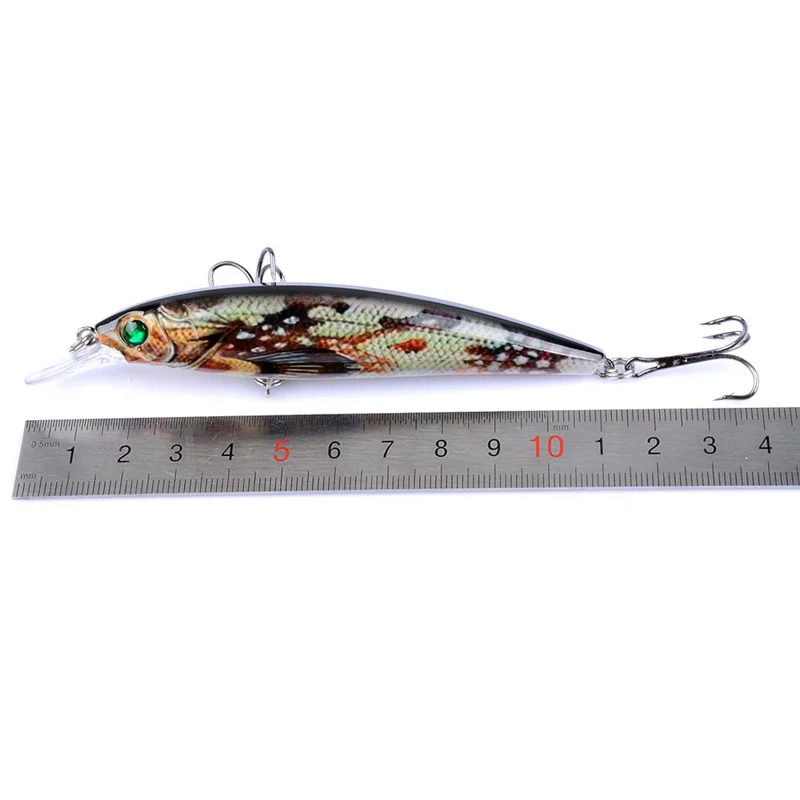 LB106 11cm 11.5g Fishing Lure Minnow Hard Bait Lifelike Painted Bionic Lure - Color 1