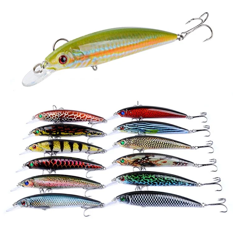 LB106 11cm 11.5g Fishing Lure Minnow Hard Bait Lifelike Painted Bionic Lure - Color 3