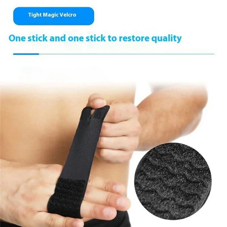 AOLIKES 1581 Double Finger Support Compression Finger Sleeve Joint Protection for Basketball / Volleyball - L