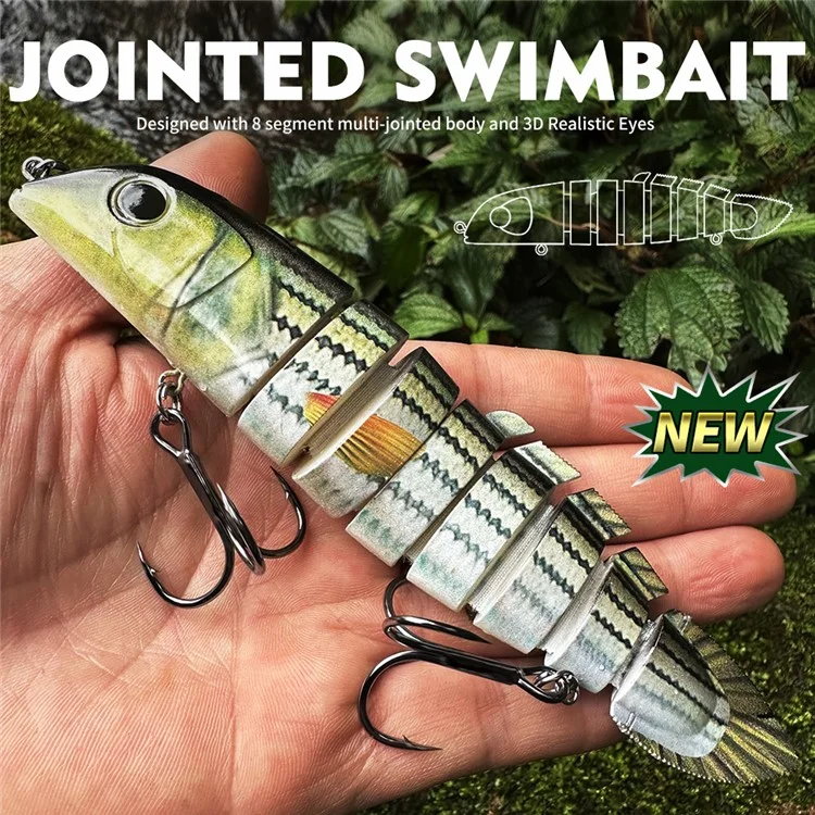 PROBEROS HS076 Multi-Jointed Fishing Lure 16.5cm / 42g Swimbait Bass Lifelike Bait Sinking Lure - Style A