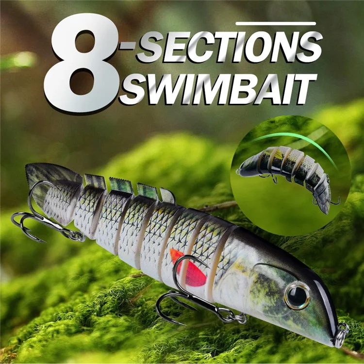 PROBEROS HS076 Multi-Jointed Fishing Lure 16.5cm / 42g Swimbait Bass Lifelike Bait Sinking Lure - Style A