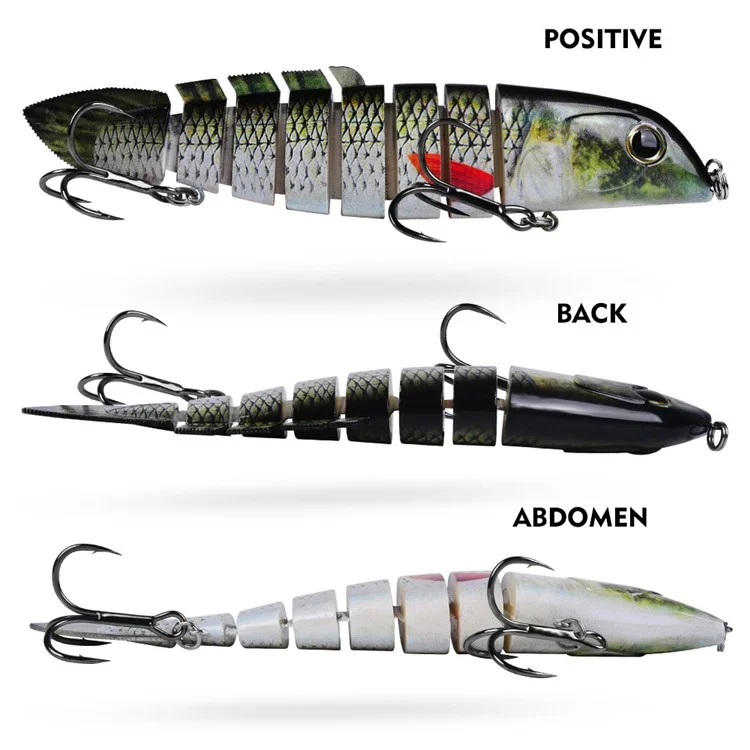 PROBEROS HS076 Multi-Jointed Fishing Lure 16.5cm / 42g Swimbait Bass Lifelike Bait Sinking Lure - Style A