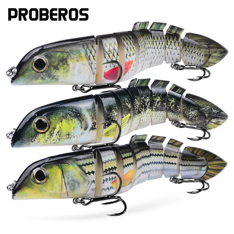 PROBEROS HS076 Multi-Jointed Fishing Lure 16.5cm / 42g Swimbait Bass Lifelike Bait Sinking Lure - Style A