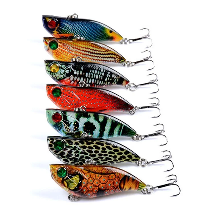LB122 Fishing Lure for Sea Fishing VIB Plastic Bait 5.8cm / 13.5g Full Swimming Layer Vibrating Bionic Lure - Style A