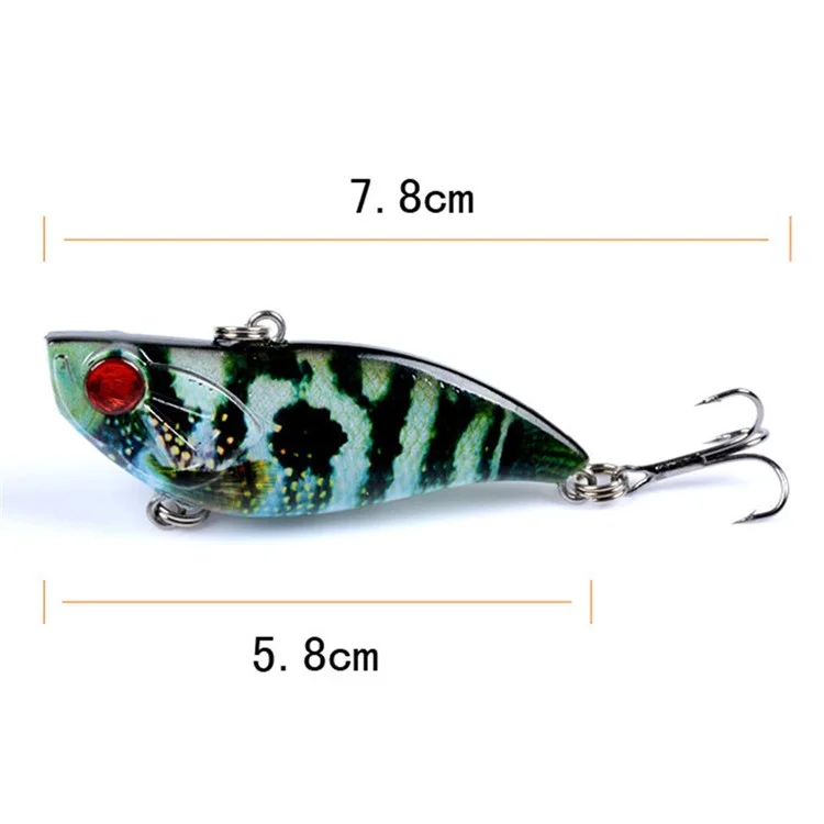 LB122 Fishing Lure for Sea Fishing VIB Plastic Bait 5.8cm / 13.5g Full Swimming Layer Vibrating Bionic Lure - Style A