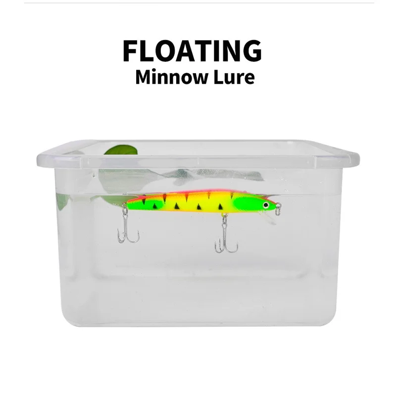 PROBEROS DW1198 Lifelike Plastic Fishing Lures Minnow Lure Swimbait with Hook - Style A