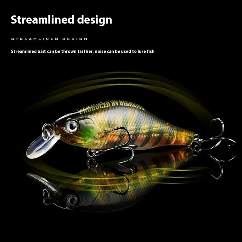 BEARKING Asinia A29 Sinking Minnow Lure 70mm 8.6g Rattling Ball UV Coating ABS Fishing Bait - Style I