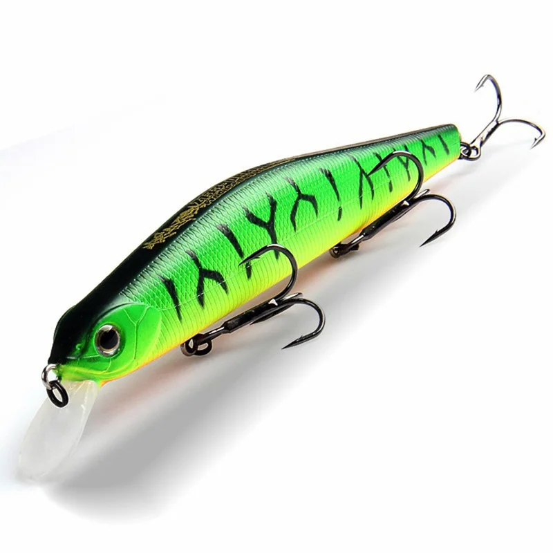 BEARKING z133 Leurre de pêche Jerkbait 13 cm 26,7 g Minnow suspendu à Long Lancer pour Eau Douce - Style A