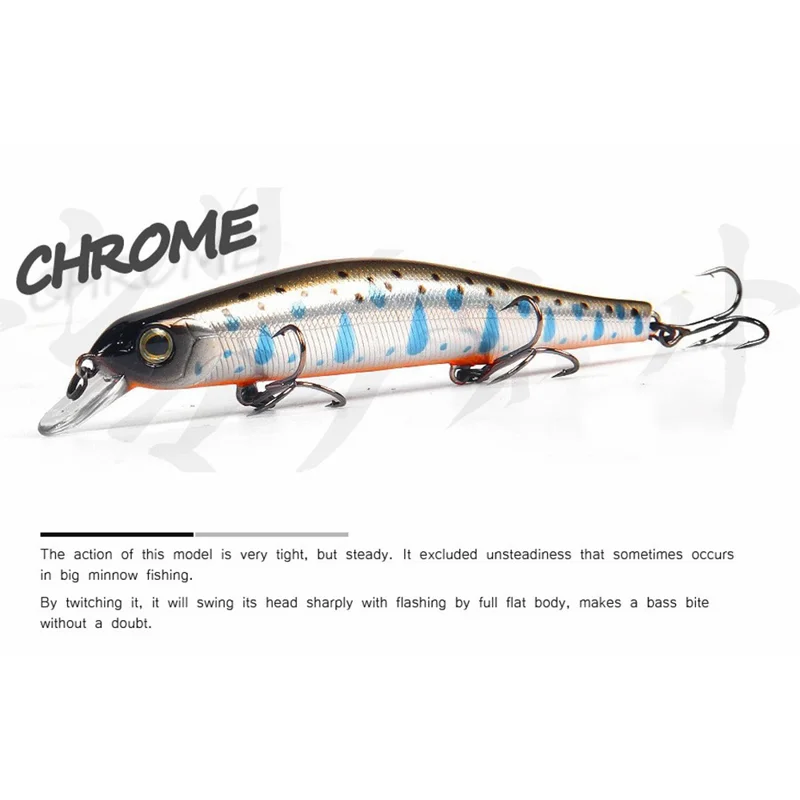 BEARKING z133 Leurre de pêche Jerkbait 13 cm 26,7 g Minnow suspendu à Long Lancer pour Eau Douce - Style A
