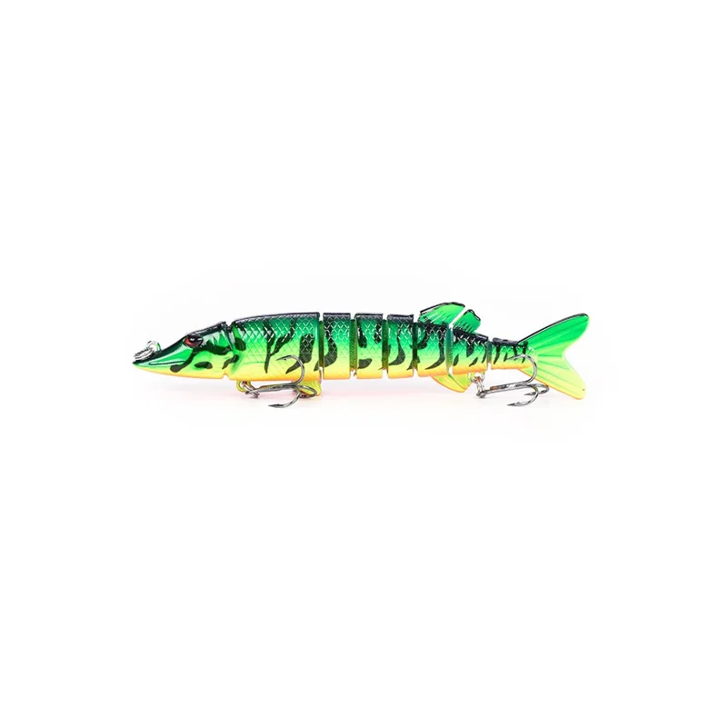 JB-30L Esca da Pesca Articolata Multisezione 8 Sezioni 20cm 68g Esca Rigida in Plastica Realistica Affondante - Stile 01