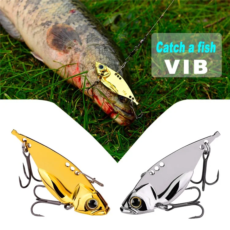PROBEROS DW520 5Pcs / Set Metal Fishing Lure Set (5g / 7g / 10g / 15g / 20g) - Gold