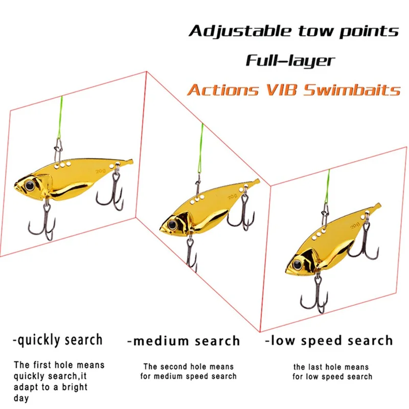 PROBEROS DW520 5Pcs / Set Metal Fishing Lure Set (5g / 7g / 10g / 15g / 20g) - Silver