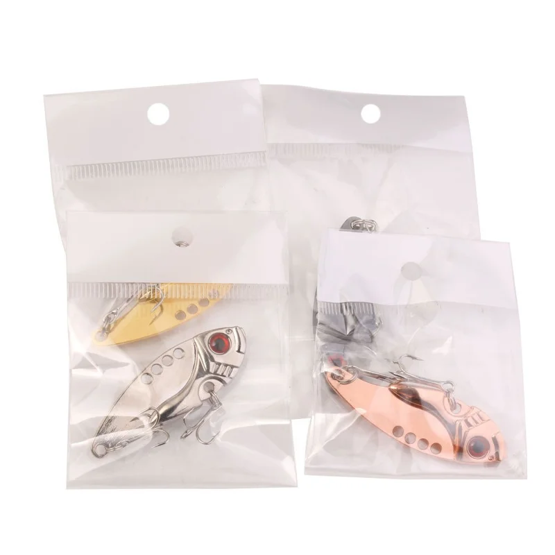 HENGJIA 4cm 7g VIB Fishing Lure Metal Hard Bait Anti-Rust Long Casting Lure for Bass Trout - Gold