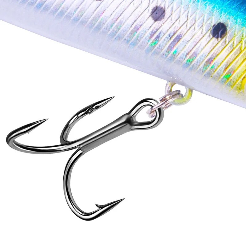 HENGJIA MI173 13.5cm 16g Artificial Minnow Bait with Hook Slow Sinking Fishing Lure for Long Casting - Style 1