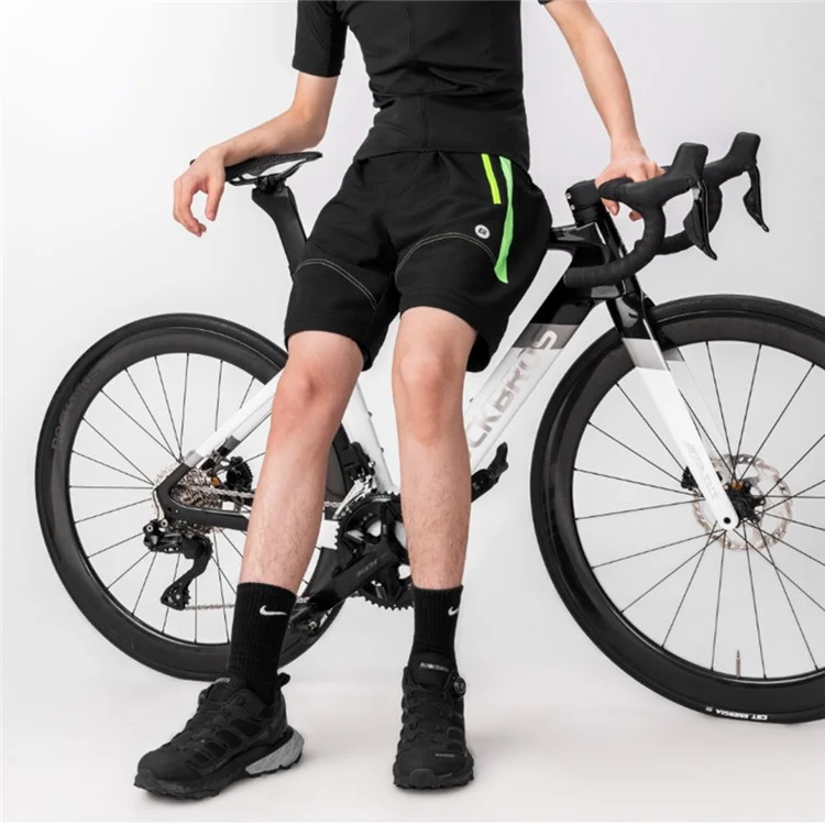 Calças de Ciclismo ROCKBROS YPK049 para Homens, Conversíveis com Zíper, Shorts com Proteção Acolchoada da Boxer - M