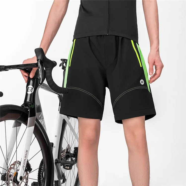 Calças de Ciclismo ROCKBROS YPK049 para Homens, Conversíveis com Zíper, Shorts com Proteção Acolchoada da Boxer - M