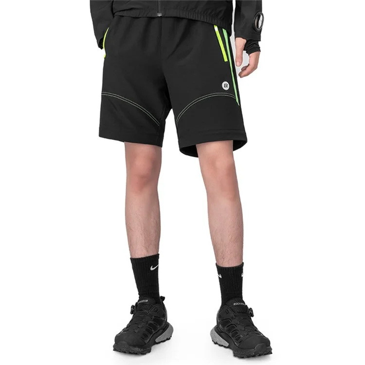 Calças de Ciclismo ROCKBROS YPK049 para Homens, Conversíveis com Zíper, Shorts com Proteção Acolchoada da Boxer - M