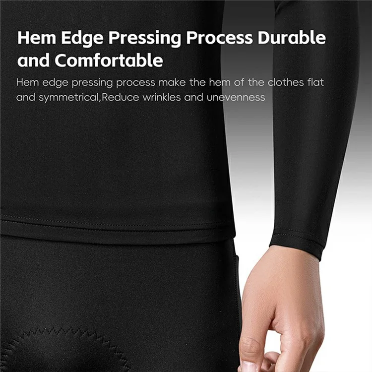 WEST BIKING YP0202339 Cycling Base Layer Top Long Sleeve Warm Sports Undershirt - Men / XXL