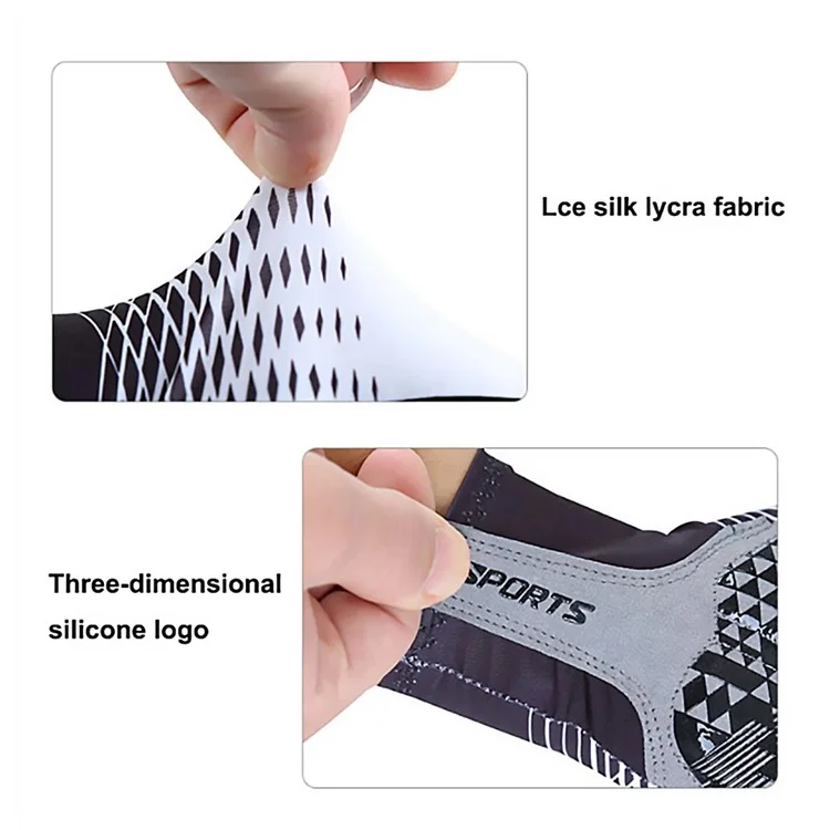 D122 1 Paire de Gants de Cyclisme d'Été Mi-Doigts Respirants Antidérapants Protection Solaire Taille M - Rouge