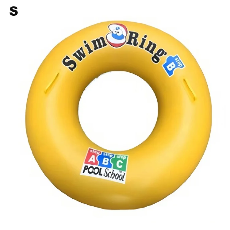 Taille S Anneau de natation gonflable en PVC écologique Alphabet Outil de flottaison pour piscine de plage pour les âges de 3 à 5 ans