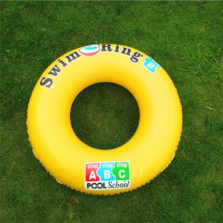 Taille S Anneau de natation gonflable en PVC écologique Alphabet Outil de flottaison pour piscine de plage pour les âges de 3 à 5 ans
