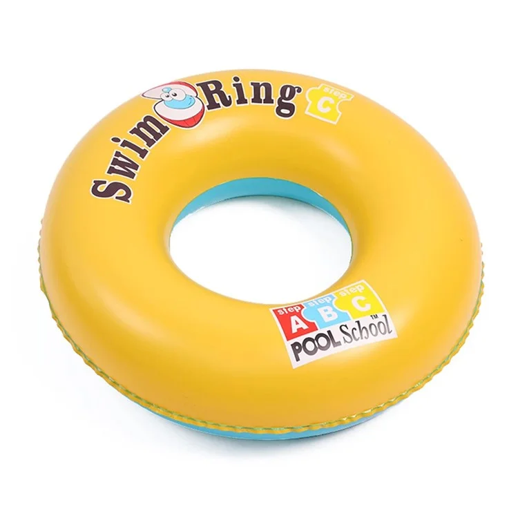 Taille S Anneau de natation gonflable en PVC écologique Alphabet Outil de flottaison pour piscine de plage pour les âges de 3 à 5 ans