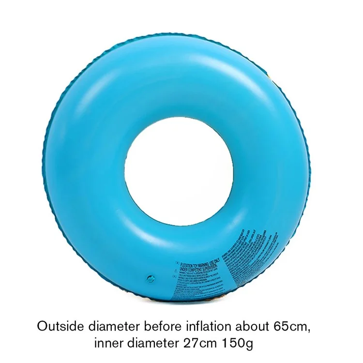 Taille S Anneau de natation gonflable en PVC écologique Alphabet Outil de flottaison pour piscine de plage pour les âges de 3 à 5 ans