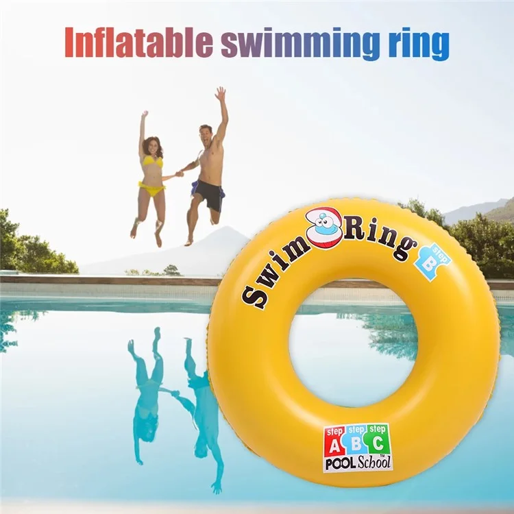 Bouée de natation gonflable écologique en PVC avec alphabet, taille M, pour enfants de 5 à 10 ans, adaptée à la piscine et à la plage